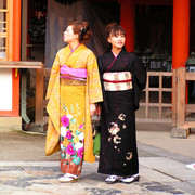 Japanese girls in Nara