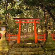 Japan - Nara - a gate in Kasuga Taisha complex