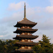 Japan - a five-story pagoda in Nara