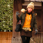 A Japanese woman in Nara