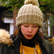 A Japanese girl in Nara