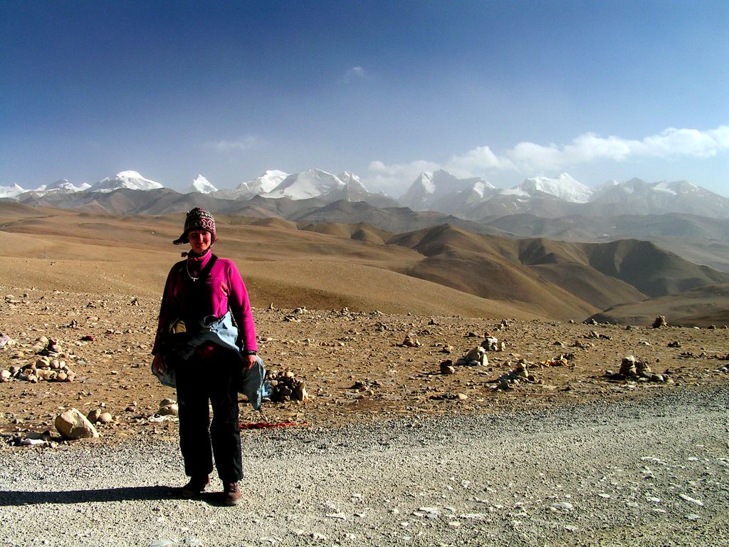Paula in Tibet plateau