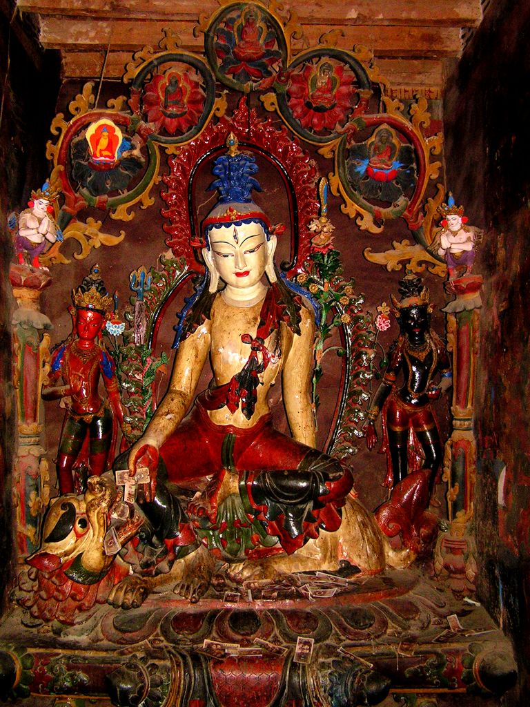 Tibet - Gyatse - in Kumbum Stupa 14