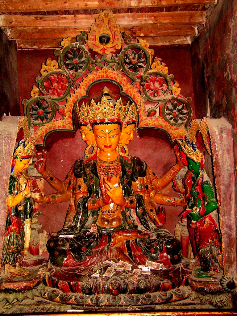Tibet - Gyatse - in Kumbum Stupa 16