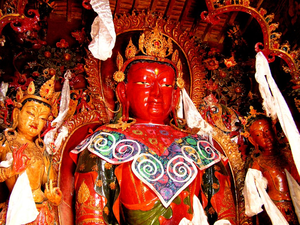 Tibet - Gyatse - in Kumbum Stupa 17