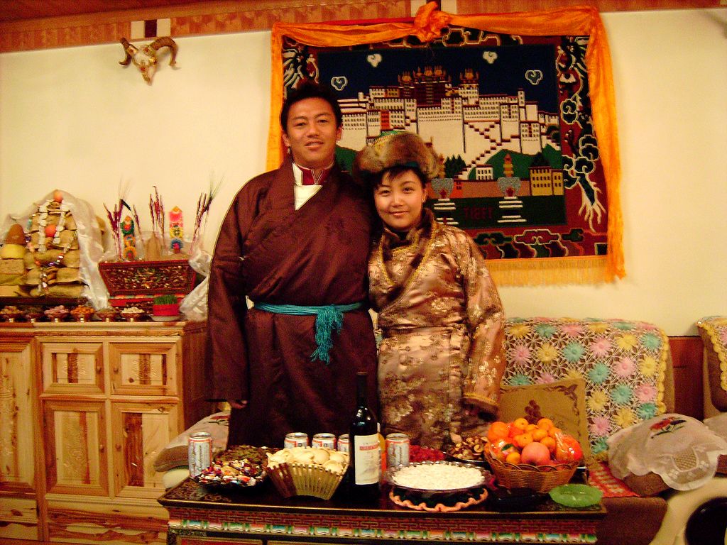 Tibet - local people in Lhasa