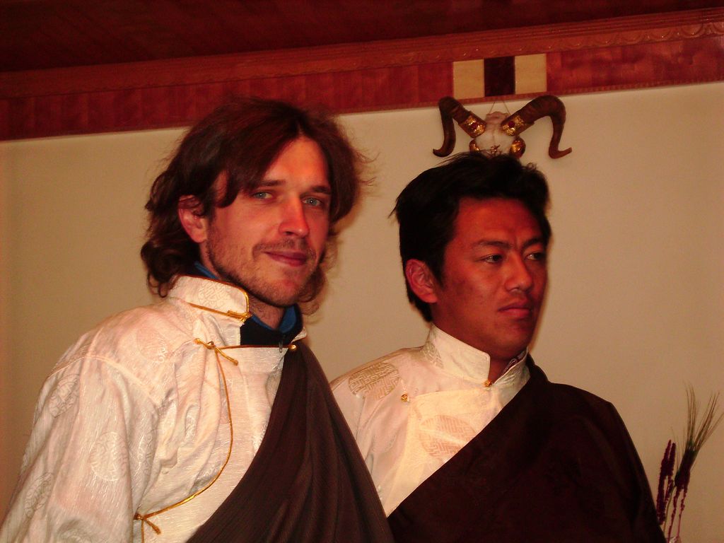 Tibet - Lhasa - Brano dressed in a Tibetan costume