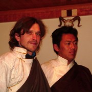 Tibet - Lhasa - Brano dressed in a Tibetan costume