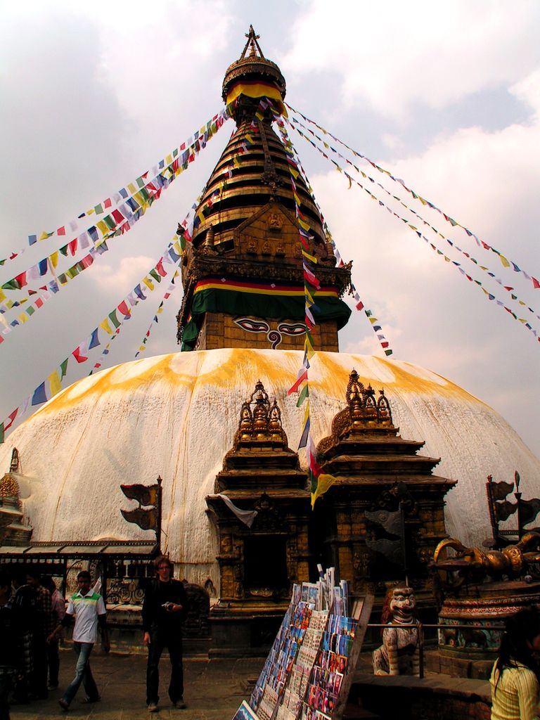 Brano in front of Monkey Temple in Kathmandu