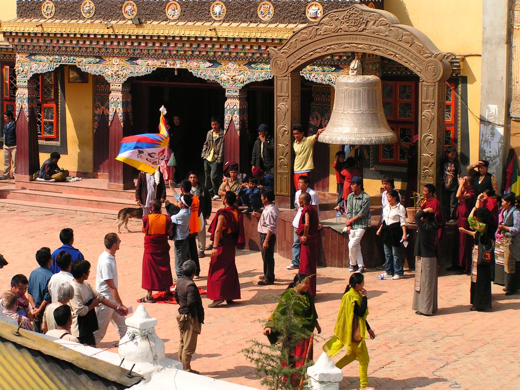 Nepal - FREE TIBET demonstration in Kathmandu 02