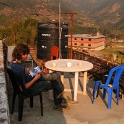 Nepal - a guesthouse in Besishar