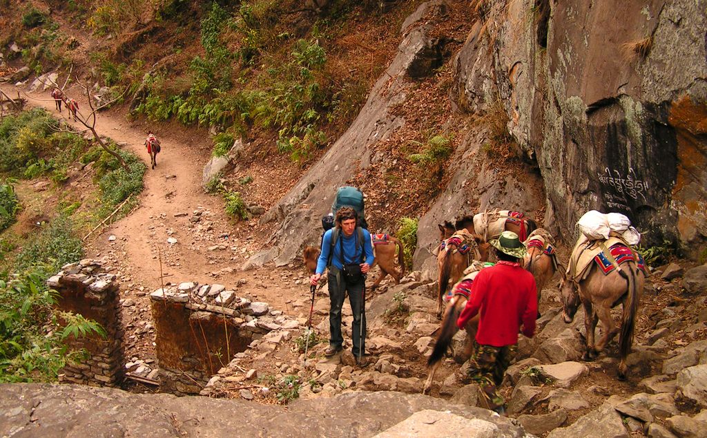 Nepal - trek to Chamje 10