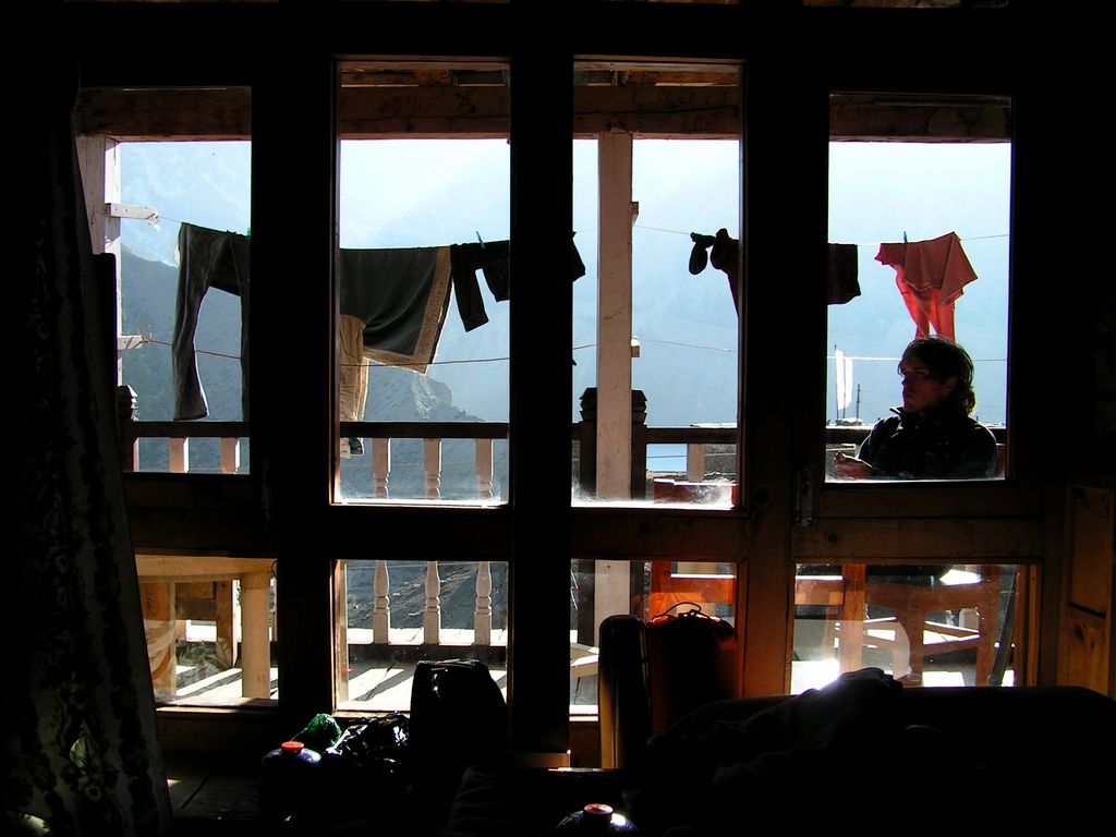 Nepal - in a guesthouse in Manang
