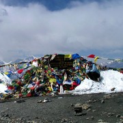 Nepal - Paula in Thorung La pass (5416 meters)