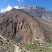 Nepal - hills around Kagbeni