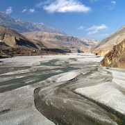 Nepal - a view of Upper Mustang from Kagbeni