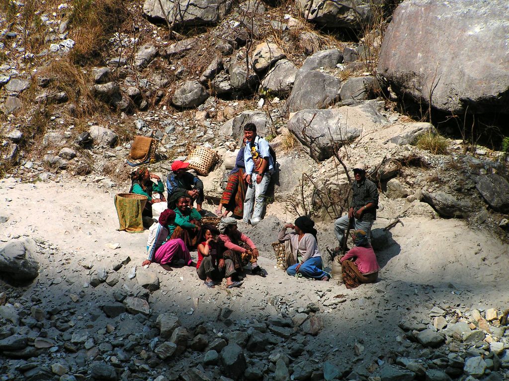 Nepal - local people - trek to Beni