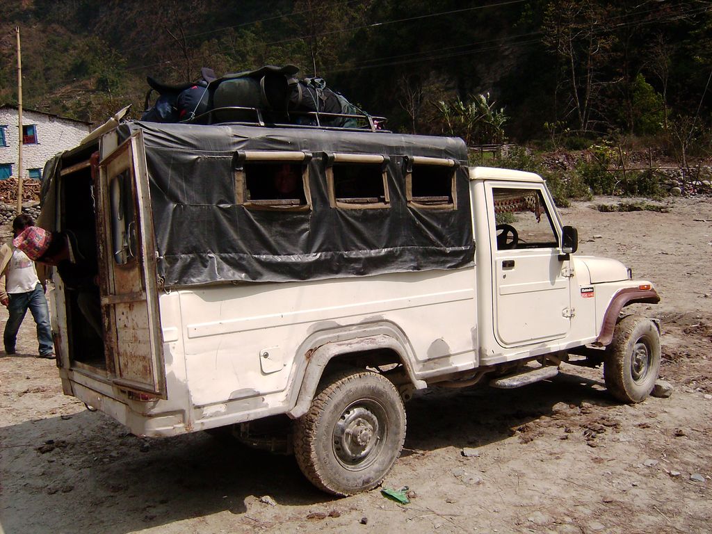 Nepal - a minibus to Beni :)