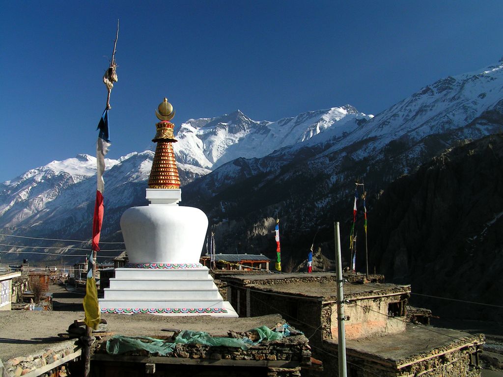 Nepal - viewes from Manang