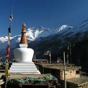 Nepal - viewes from Manang