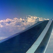 Views of Himalaya from aeroplane 01