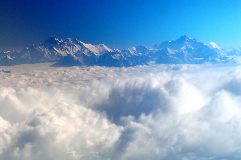Views of Himalaya from aeroplane 03