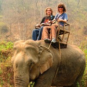 Northern Thailand - elephant riding 02