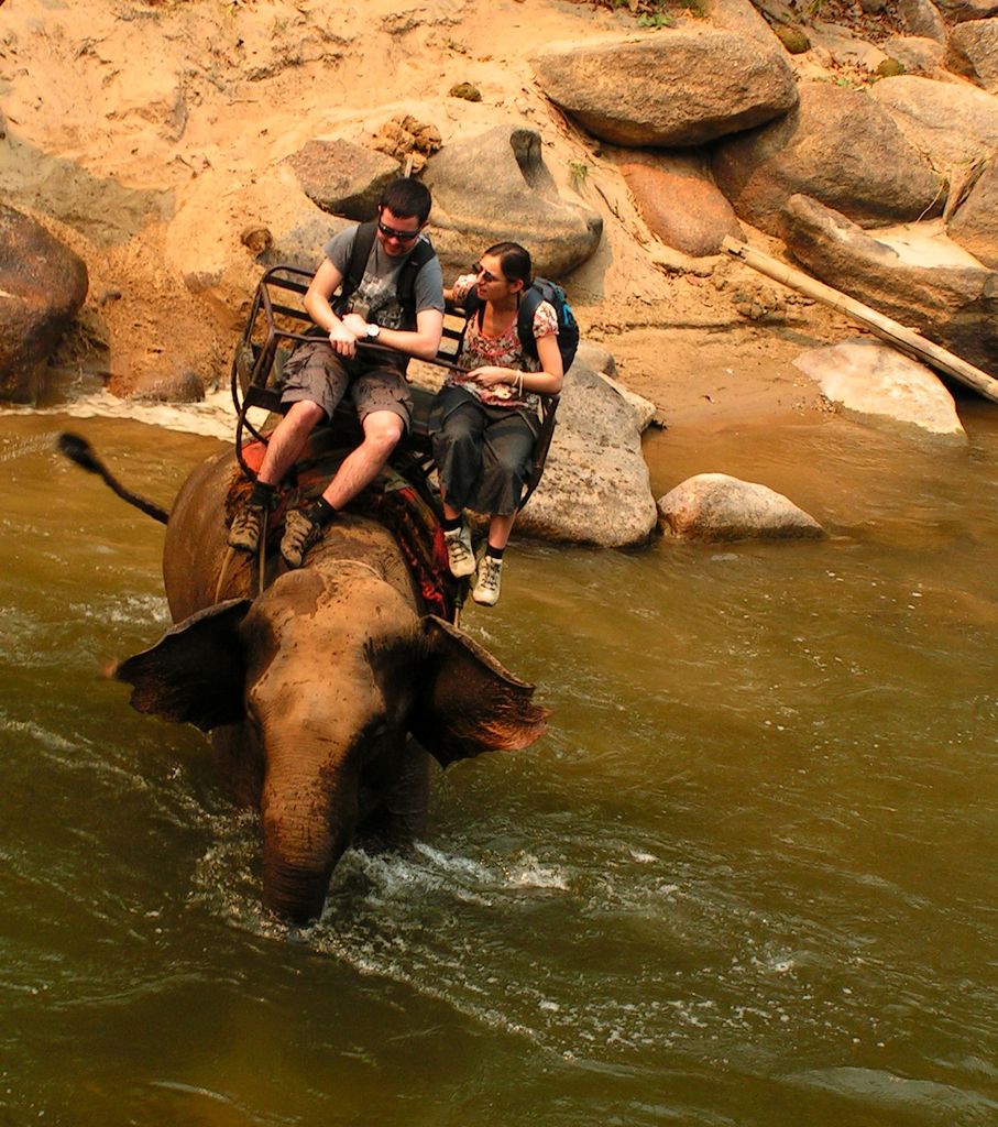 Northern Thailand - elephant riding 04