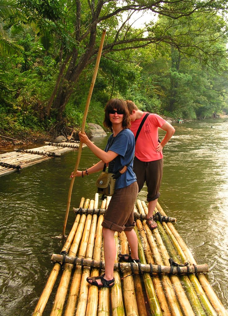 Northern Thailand - bamboo rafting 01