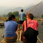 Northern Thailand - bamboo rafting 03