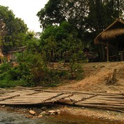 Northern Thailand - bamboo rafting 05