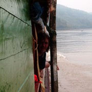 Laos - to Luang Prabang by boat 04