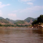 Laos - to Luang Prabang by boat - Mekong river