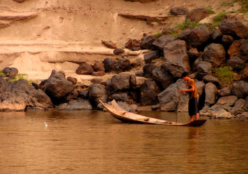 Laos - to Luang Prabang by boat 13