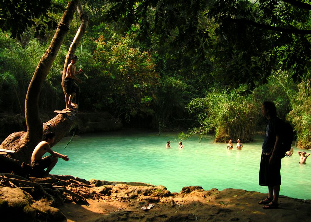 Laos - Luang Prabang - Kouang Si Waterfall 03