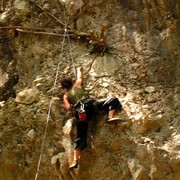 Laos - climbing in Van Vieng 01