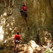 Laos - climbing in Van Vieng 03