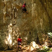 Laos - climbing in Van Vieng 04