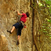 Laos - climbing in Van Vieng 05