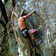 Laos - climbing in Van Vieng 07