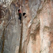 Laos - climbing in Van Vieng 11