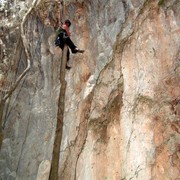 Laos - climbing in Van Vieng 12