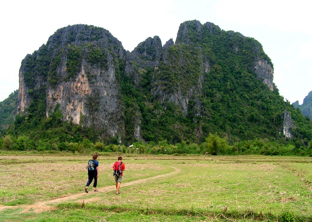 Laos - climbing in Van Vieng 13