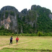 Laos - climbing in Van Vieng 13