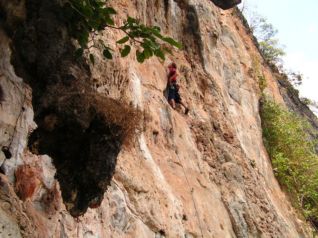 Laos - climbing in Van Vieng 19