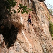 Laos - climbing in Van Vieng 19