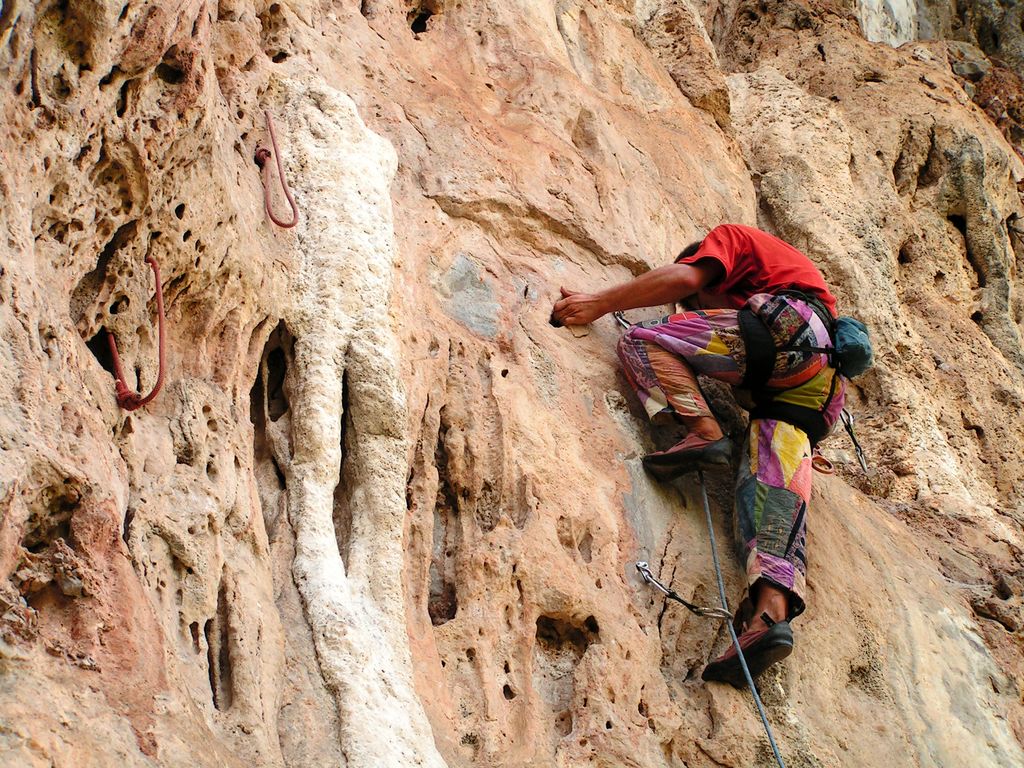 Laos - climbing in Van Vieng 23