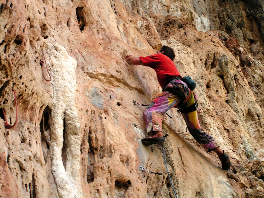 Laos - climbing in Van Vieng 24