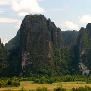 Laos - climbing in Van Vieng 29