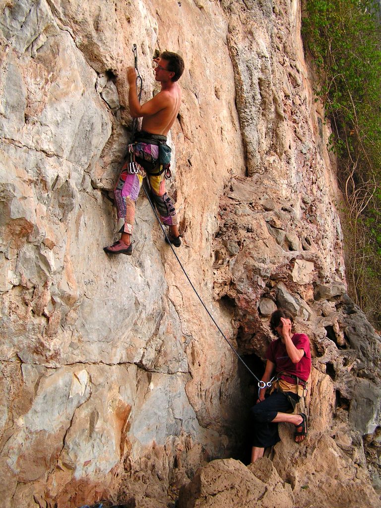 Laos - climbing in Van Vieng 31